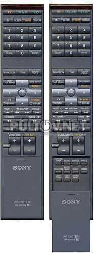 RM-ADP018 пульт для домашнего кинотеатра SONY DAV-IS10
