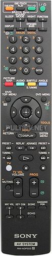 RM-ADP023 пульт для домашнего кинотеатра Sony DAV-DZ870M