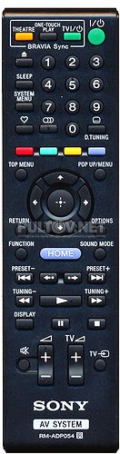 RM-ADP054 пульт для домашнего кинотеатра Sony BDV-E970W и других