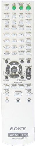 RM-ADU003 оригинальный пульт для домашнего кинотеатра Sony DAV-DZ270 и других