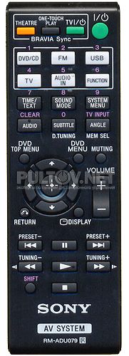 RM-ADU079 оригинальный пульт для домашнего кинотеатра Sony DAV-TZ210