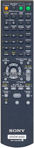 RM-AMU063 пульт для музыкального центра Sony CMT-DH70SWR