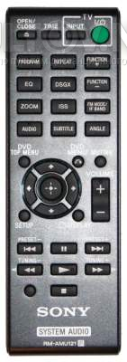 RM-AMU121 пульт для музыкального центра Sony FH-SR1D