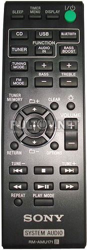 RM-AMU171 пульт для музыкального центра SONY CMT-SBT100