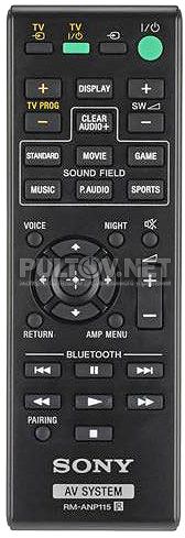 RM-ANP115 пульт для саундбара Sony HT-CT370