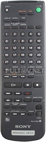RM-D15M пульт для мини-деки SONY MDS-JE520