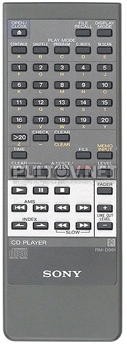 RM-D991, RM-D791 пульт для CD-плеера Sony CDP-X555ES и др.