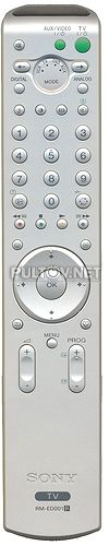 RM-ED001 оригинальный пульт для телевизора SONY KDF-E50A11E
