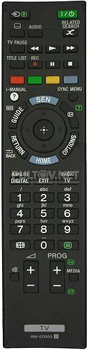 RM-ED053 неоригинальный пульт для телевизора SONY KDL-24W605A и др.