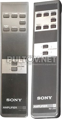 RM-J350 пульт для усилителя SONY TA-F333ESJ и TA-F555ESJ 
