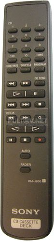 RM-J830 пульт для CD-кассетной деки Sony TXD-RE210