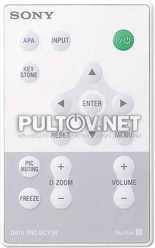 RM-PJ4 пульт для портативного проектора SONY VPL-EX4 (портативный)