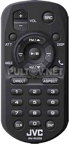 RM-RK258 пульт для автомагнитола JVC KW-V21BT и др.