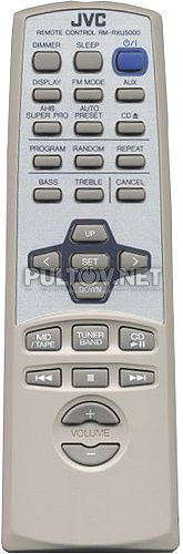 RM-RXU5000, JVC RM-RXU7000 пульт для музыкального центра JVC UX-5000