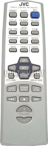 RM-RXUV5R пульт для музыкальных центров JVC UX-V55R и других