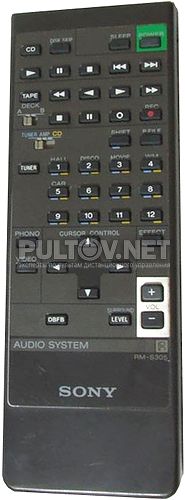 RM-S305 пульт для музыкального центра Sony HST-D307