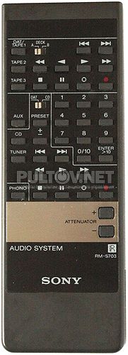 RM-S703 пульт для усилителя Sony TA-F690ES и др.