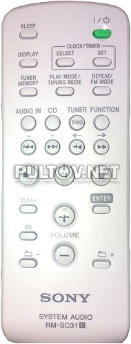 RM-SC31 пульт для музыкального центра SONY CMT-EH15