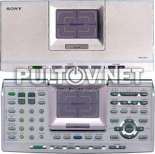 RM-SFL7 пульт для домашнего кинотеатра Sony DHC-FLX9W и др.