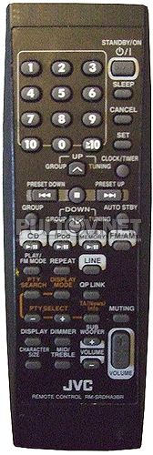 RM-SRDHA3BR пульт для магнитолы JVC RD-HA3B