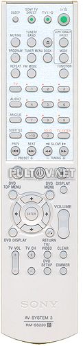 RM-SS220 оригинальный пульт для домашний кинотеатр Sony DAV-DZ10 и др.