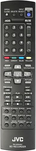 RM-SSR008U пульт для BD-HDD-рекордера JVC SR-HD1350 и др.