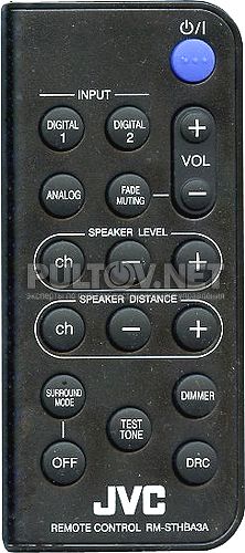 RM-STHBA3A пульт для саундбара JVC TH-BA3