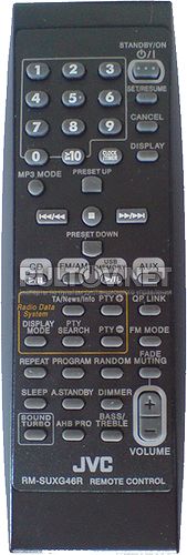 RM-SUXG46R пульт для музыкального центра JVC UX-G46