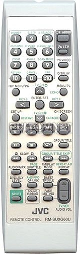 RM-SUXG60U , RM-SUXG68U пульт для музыкального центра JVC UX-G68 и других