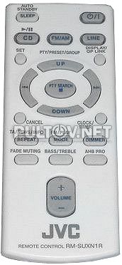 RM-SUXN1R пульт для музыкального центра JVC UX-N1