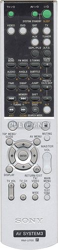 RM-U700 пульт для домашнего кинотеатра Sony HT-SL500 и др.