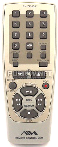 RM-Z1S006 пульт для магнитолы AIWA CSD-FD99 
