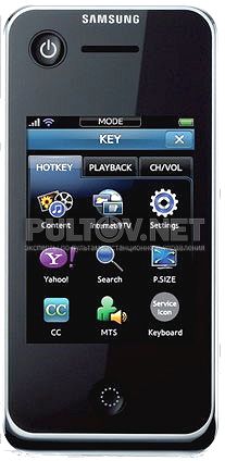 RMC30D1, RMC30D1P2 сенсорный тач-пульт для телевизоров SAMSUNG серий D7000, D8000, D6900 и  D6500 (2011 года)