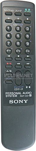 RMT-CD1 пульт для магнитолы Sony ZS-D1