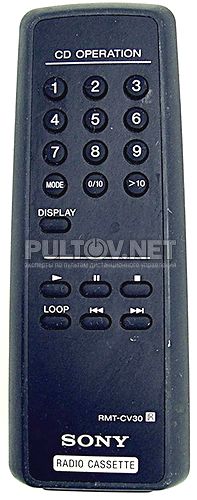 RMT-CV30 пульт для магнитолы Sony CFD-V30