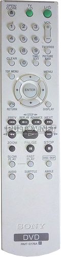 RMT-D176A пульт для CD/DVD-плеера Sony DVP-NC60P