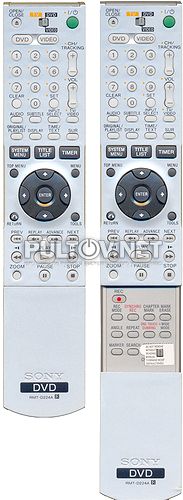 RMT-D224A оригинальный пульт для DVD/VHS-проигрывателя