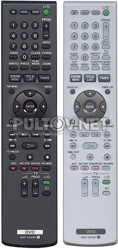 RMT-D230P, RMT-D246P пульт для DVD/HDD-рекордера SONY RDR-HX720 и других