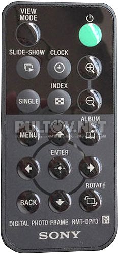 RMT-DPF3 пульт для фоторамки SONY DPF-A72N и других