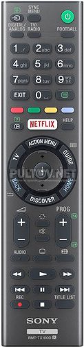 RMT-TX100D оригинальный пульт для телевизоров Sony KDL-43W755C и других