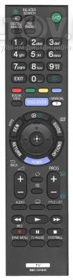 RMT-TX101E, RMT-TX101D неоригинальный пульт для телевизора Sony KDL-32W705C и др.