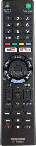 RMT-TX300E неоригинальный пульт для телевизора Sony KDL-32WE610 и др.