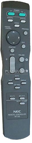 RP-100 пульт для плазменной панели NEC PlasmaSync 50MP1