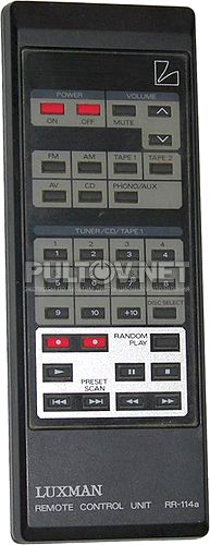 RR-114A пульт дл тюнера предварительного усилителя Luxman TP-114
