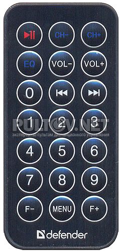 83551, 83552, 83553, 83554 пульт для FM-трансмиттеров Defender RT-Pro, RT-Feet, RT-Audio и RT-Basic