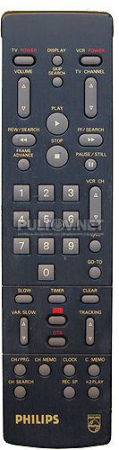 RT442/53 пульт для видеомагнитофона Philips VR453/50