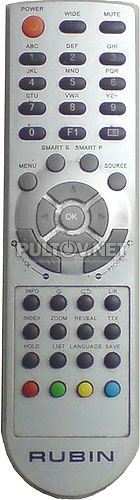 RUBIN RB-23K101F, KREOLZ LT-221W пульт для телевизора RUBIN и KREOLZ