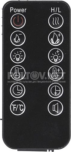 / Real Flame Firespace 26 LED S (AREL 1237), RealFlame Firespace 26 LED S пульт для электрокамина