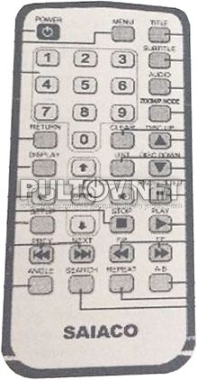 SAIACO TD-3110 пульт для CD/DVD-чейнджера на 10 дисков