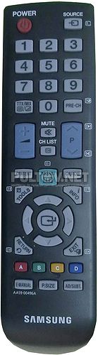 AA59-00496A (тип TM1050) пульт для телевизора SAMSUNG UE-22D5003BW и других